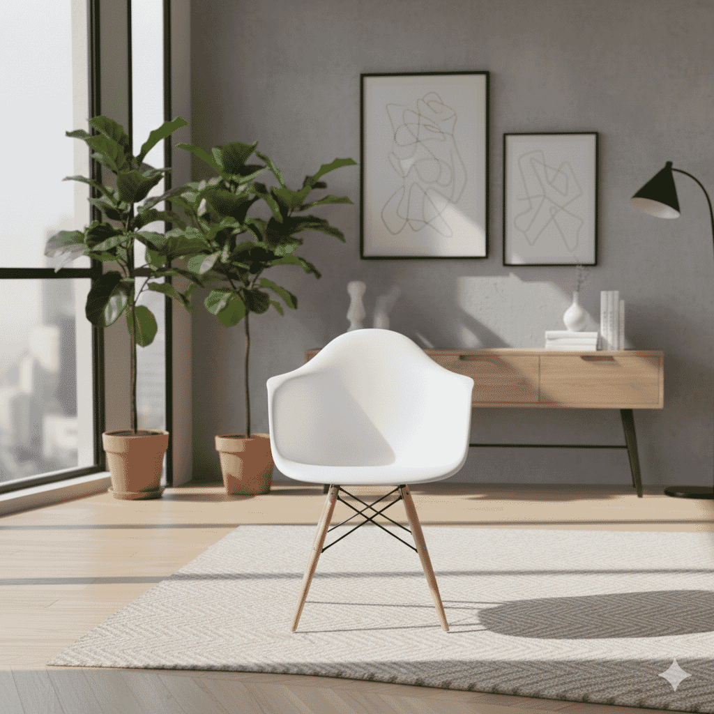 Plastic Shell Armchair