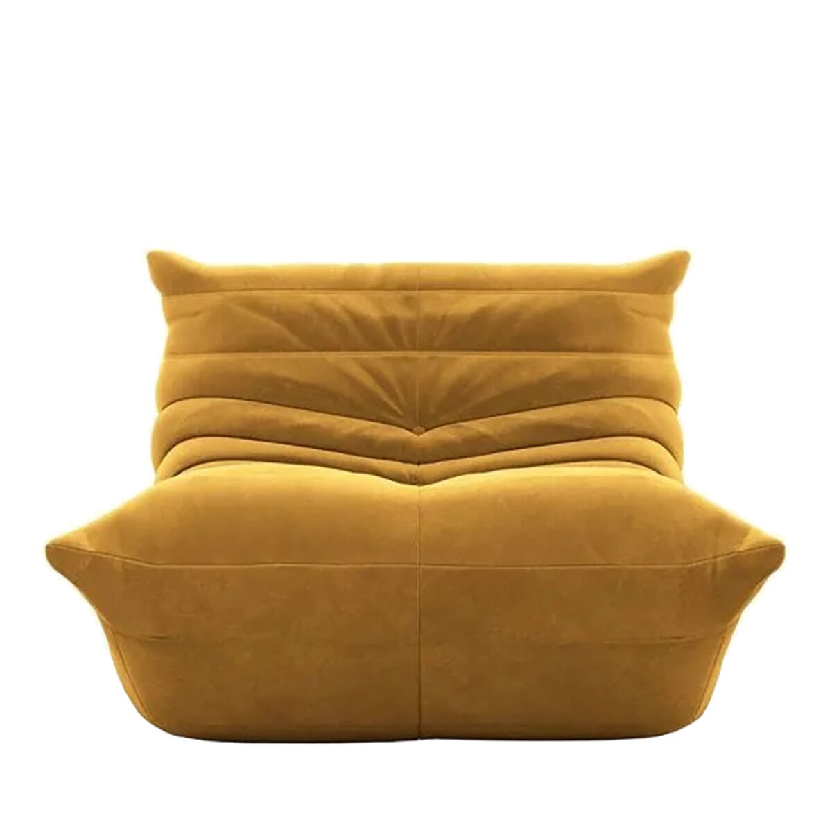 Contour - Fireside Chair - Yellow Velvet