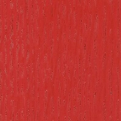 American Oak Painted Red