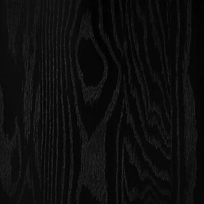 American Oak Stained Black