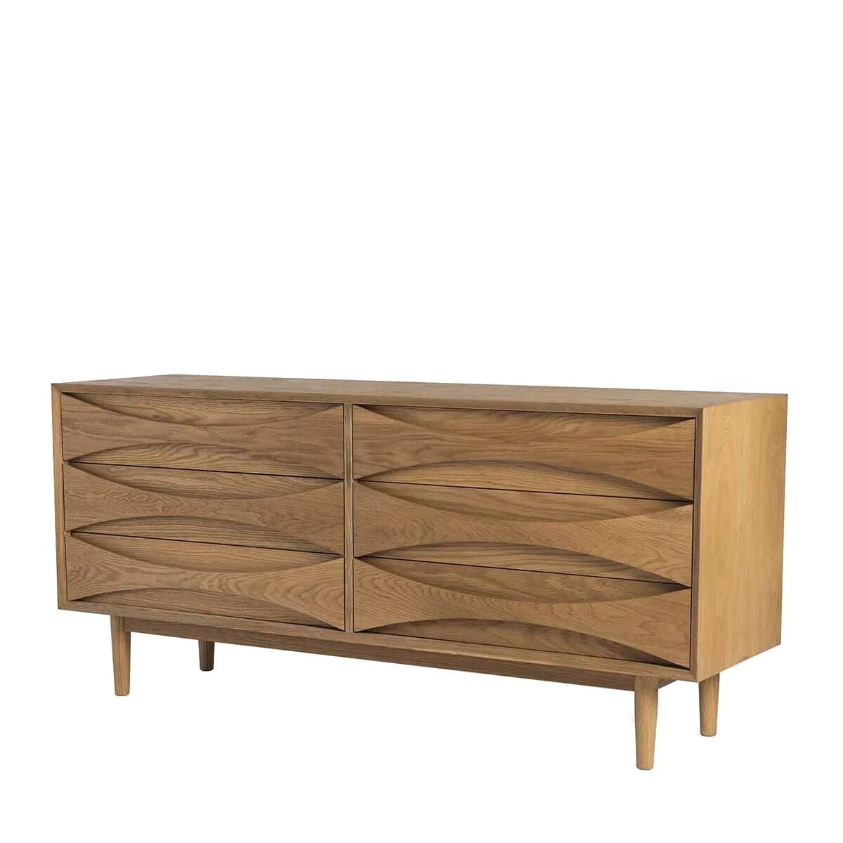 B Six Drawer Side Board