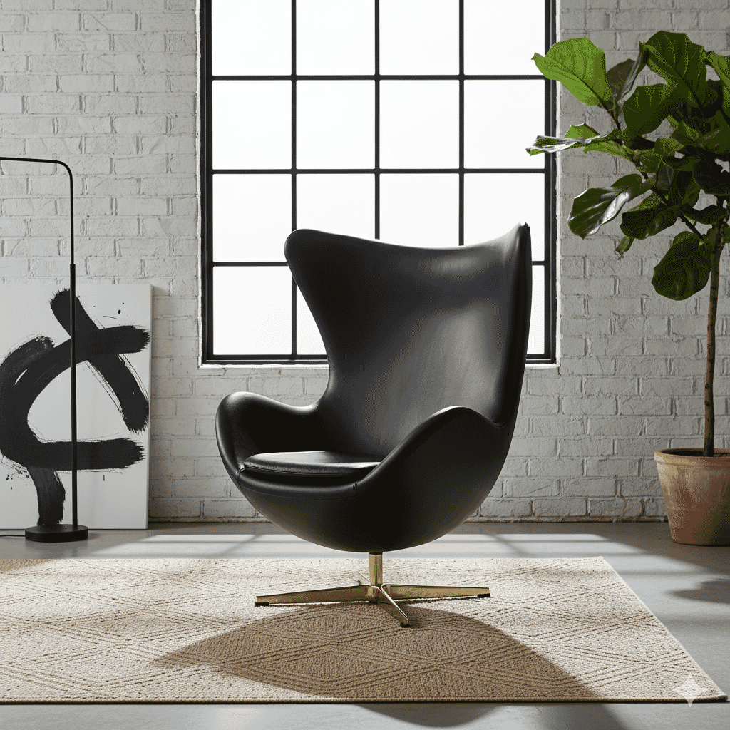 The Chair - 1958 Danish High Back Lounge Chair