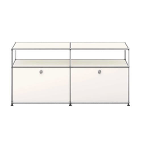 Cabinet-W 152.3cm-D 37.3cm-H 56.5cm-White QM0002 