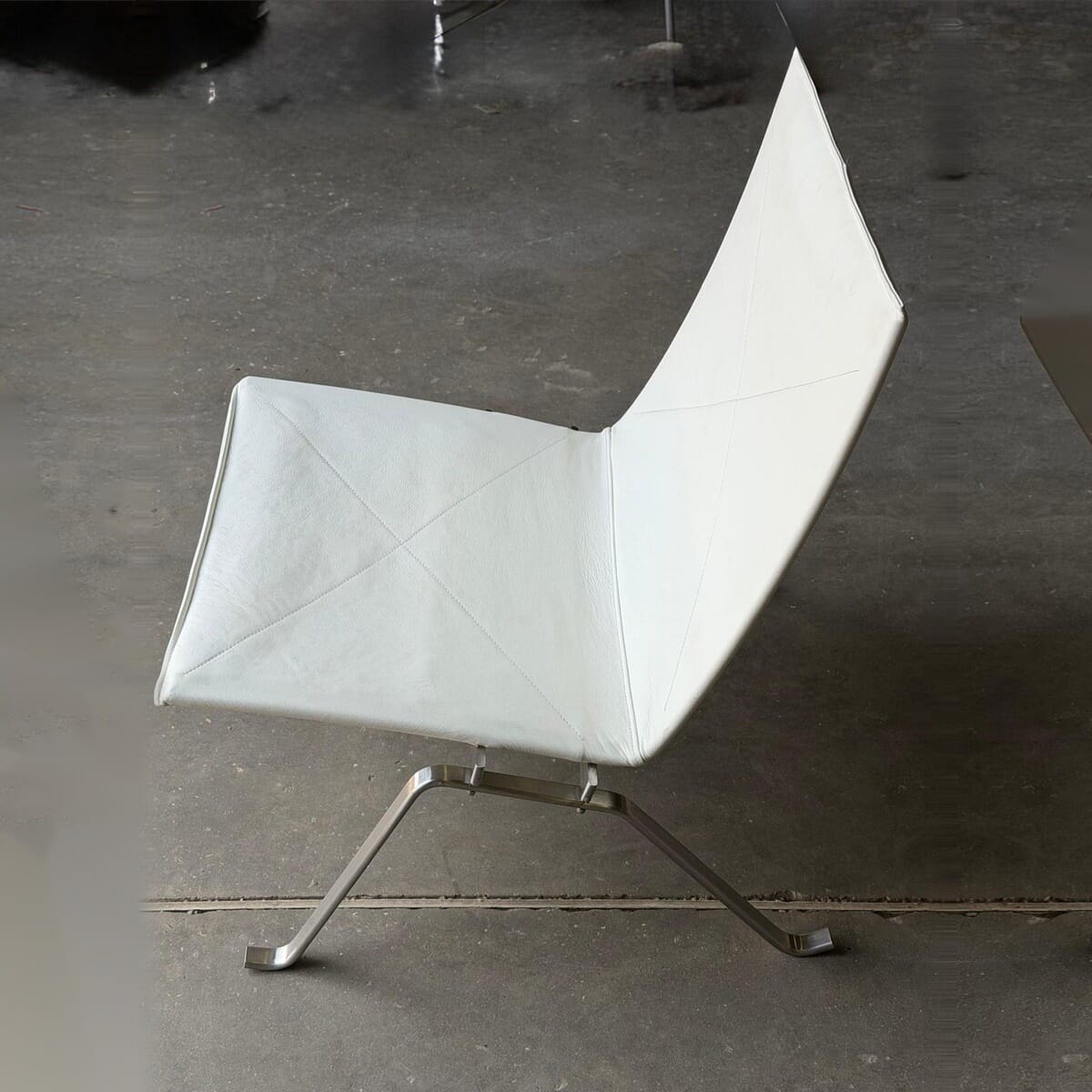 PK Chair White Leather