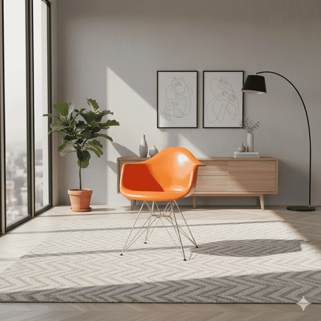 Fibreglass Shell Armchair