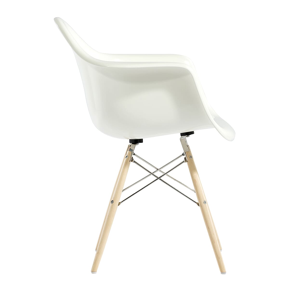 Charles Eames Style DAW Fibreglass Chair SWIVEL UK
