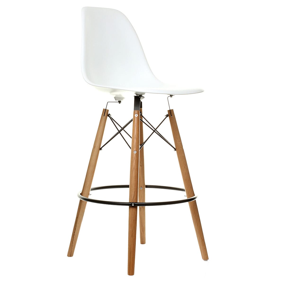 Buy Eames Molded Plastic Bar Stool Online DSW Style Swivel UK