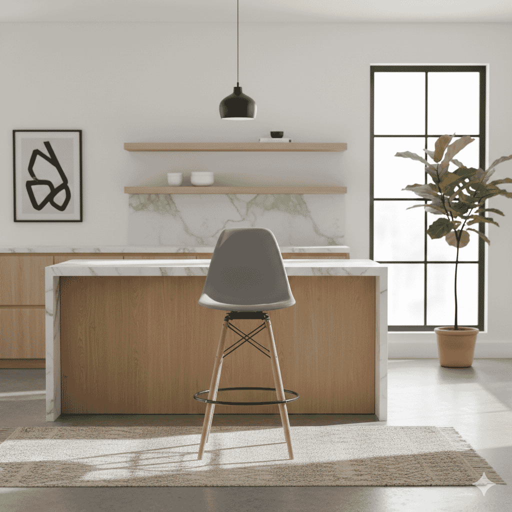  Plastic Barstool With Swivel