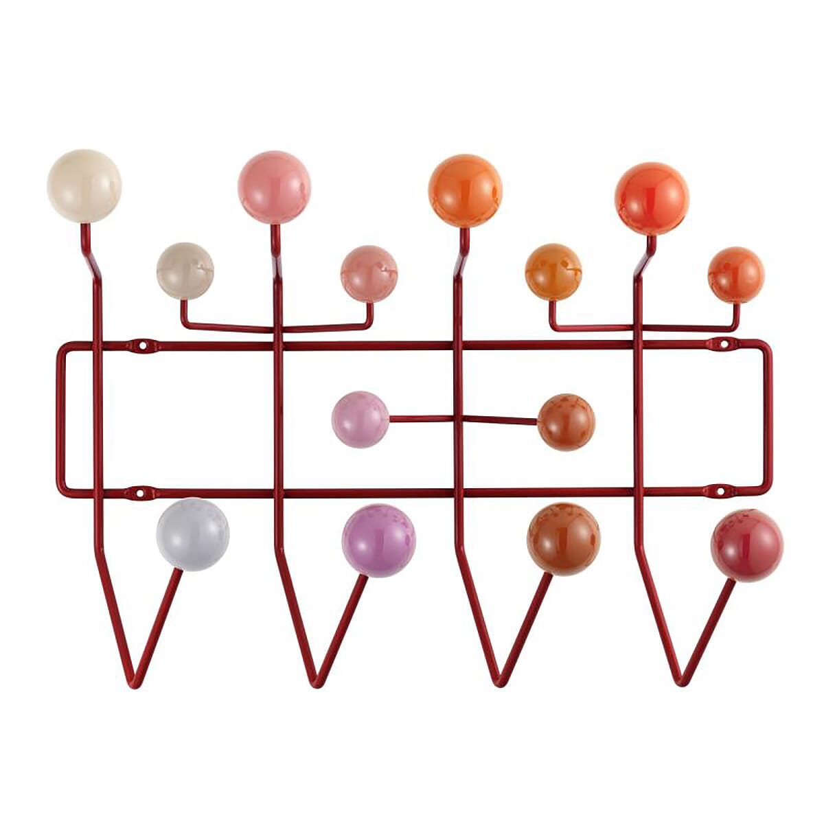 Coat Rack - Red Multi Colour