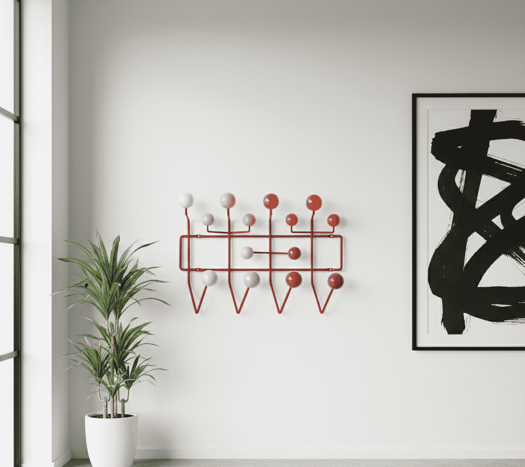 Coat Rack - Red Multi Colour