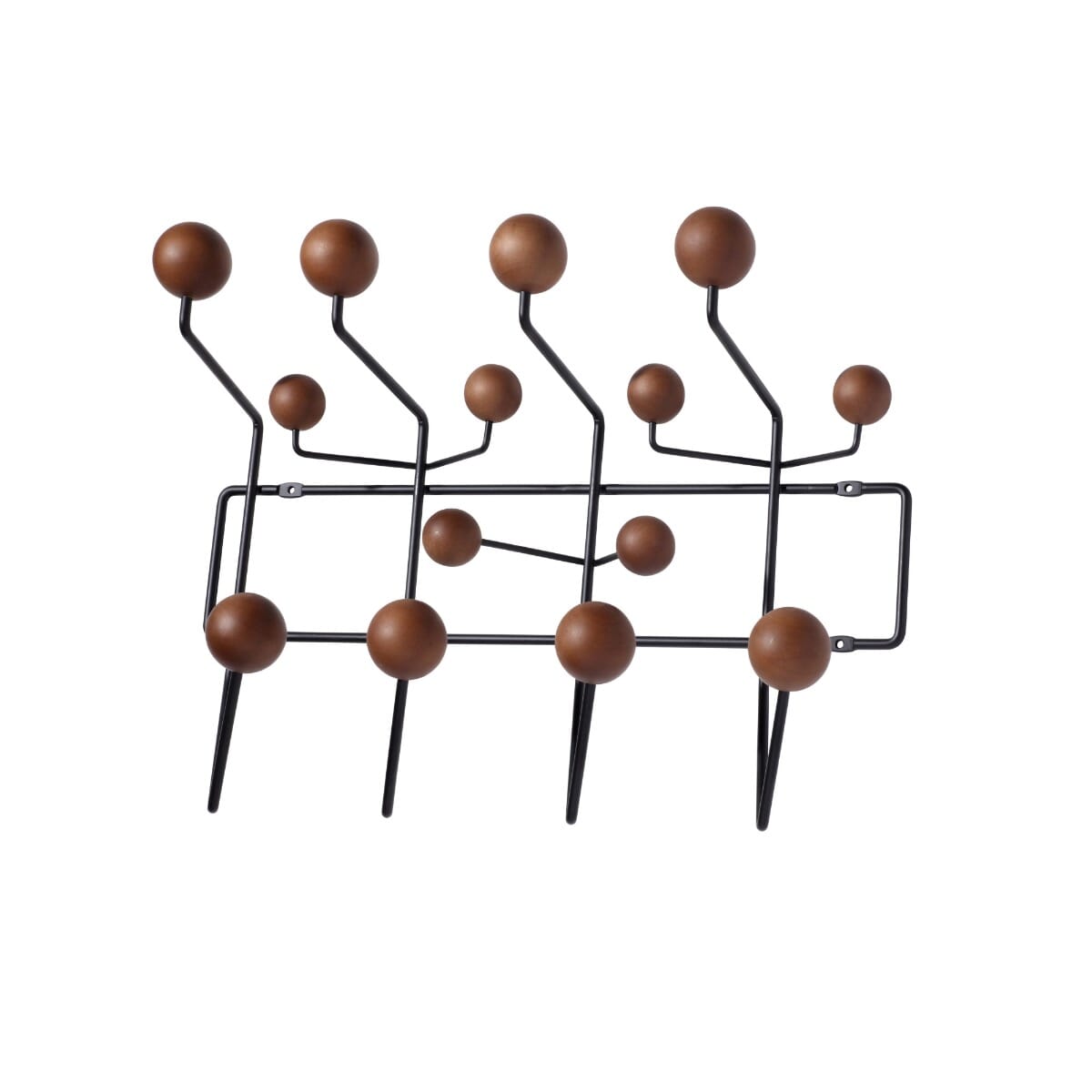 Shop the Charles Eames Hang it All Replica Coat Rack Walnut Finish