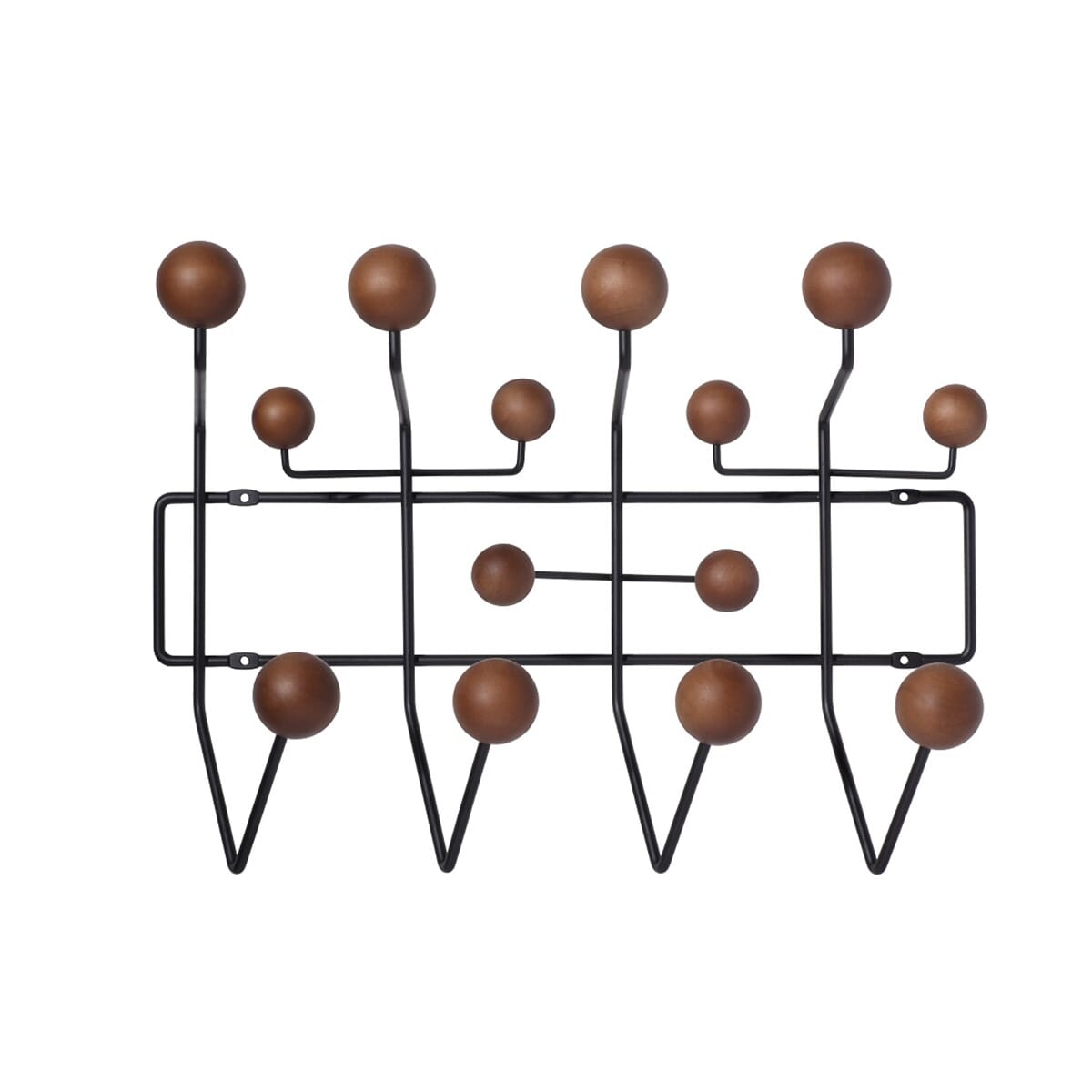 Shop the Charles Eames Hang it All Replica Coat Rack Walnut Finish
