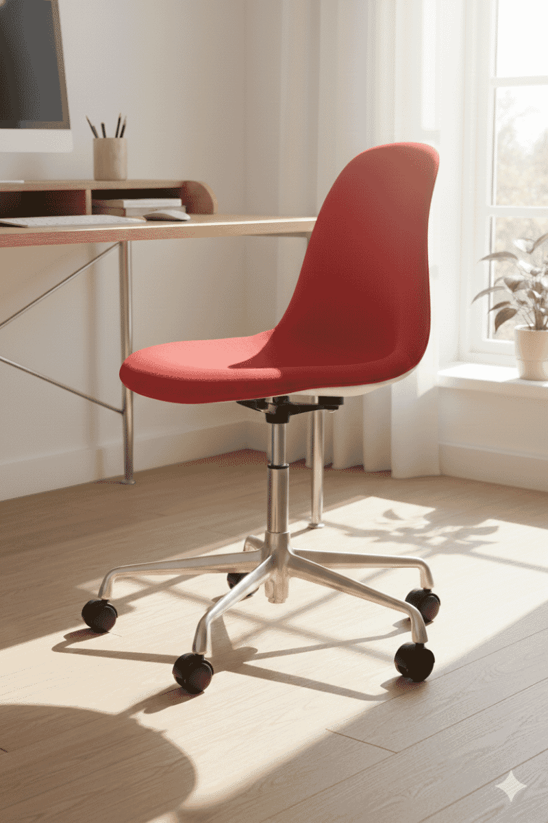 Upholstered Fibreglass DAX Office Chair