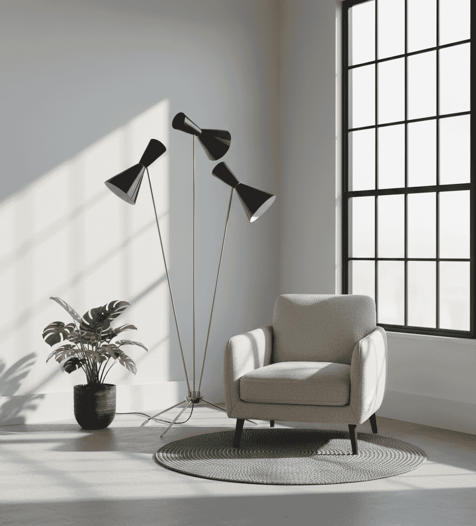 DQ36 3 Head Floor Lamp