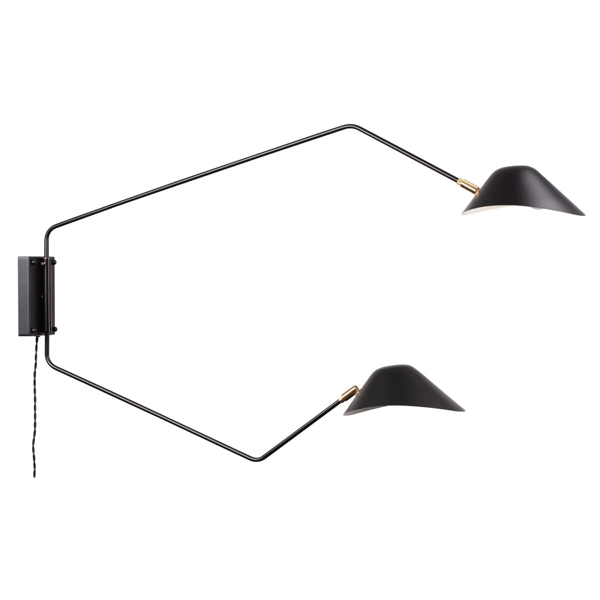 DQ49 2 Arm Wall Lamp