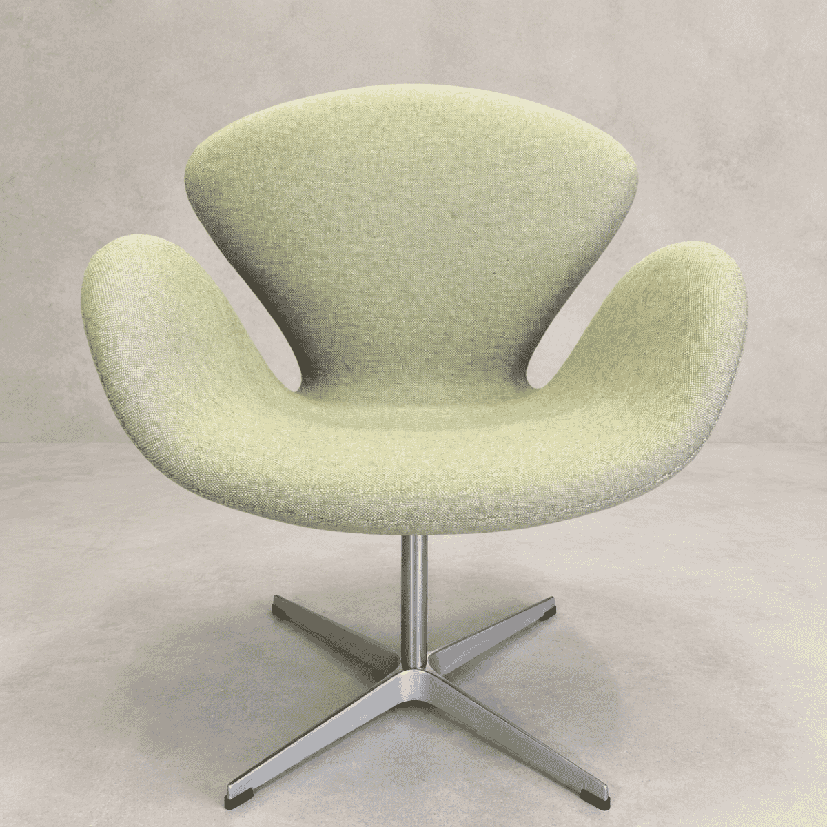 1958 Danish Lounge Chair - Green Tweed