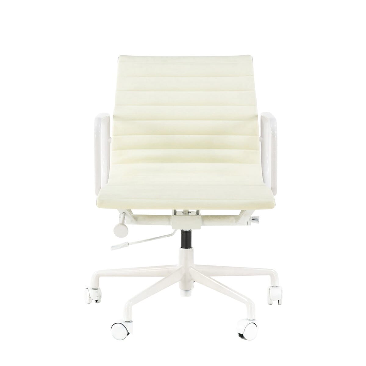 Eames Office Aluminium Chair EA 117 Powder Coated White