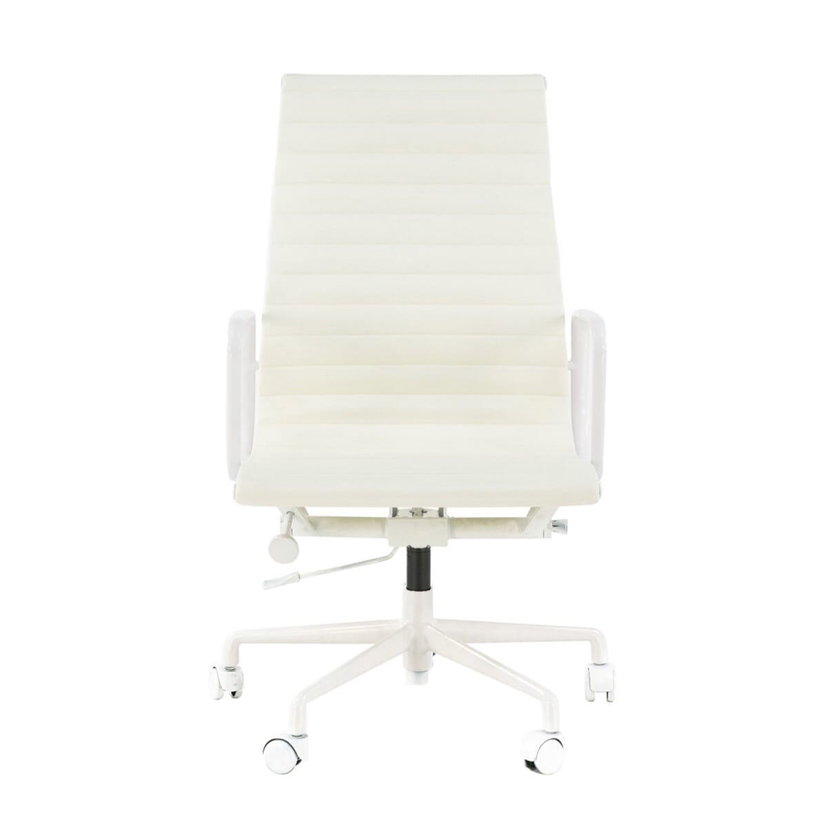 Eames Office Aluminium Chair EA 119 Powder Coated White