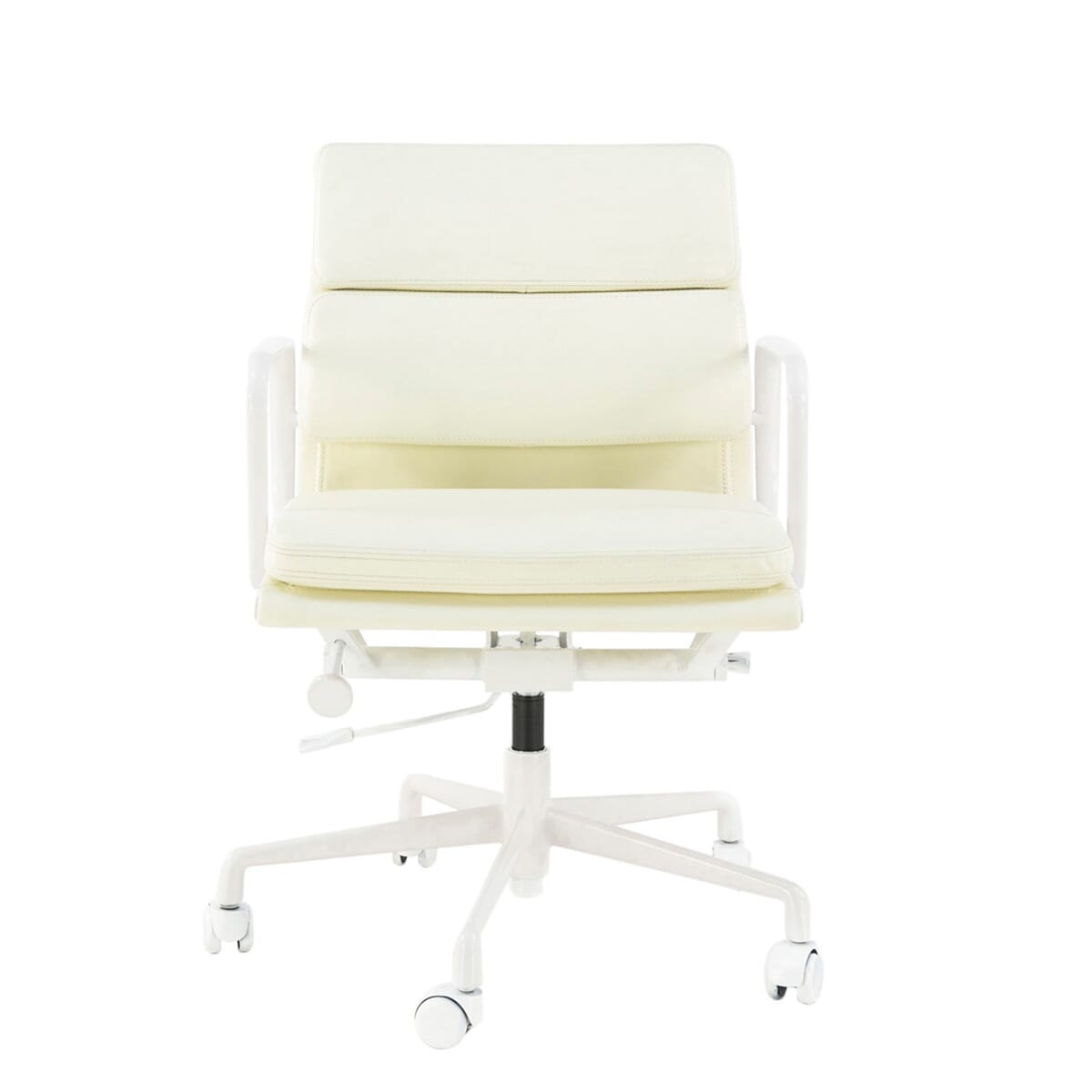Eames Office Soft Chair EA 217 Powder Coated White