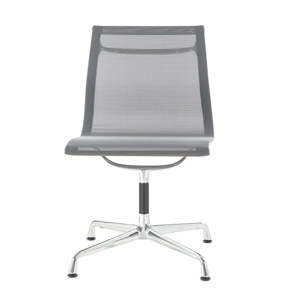 Eames Office Aluminium Chair EA 105 In Grey Mesh