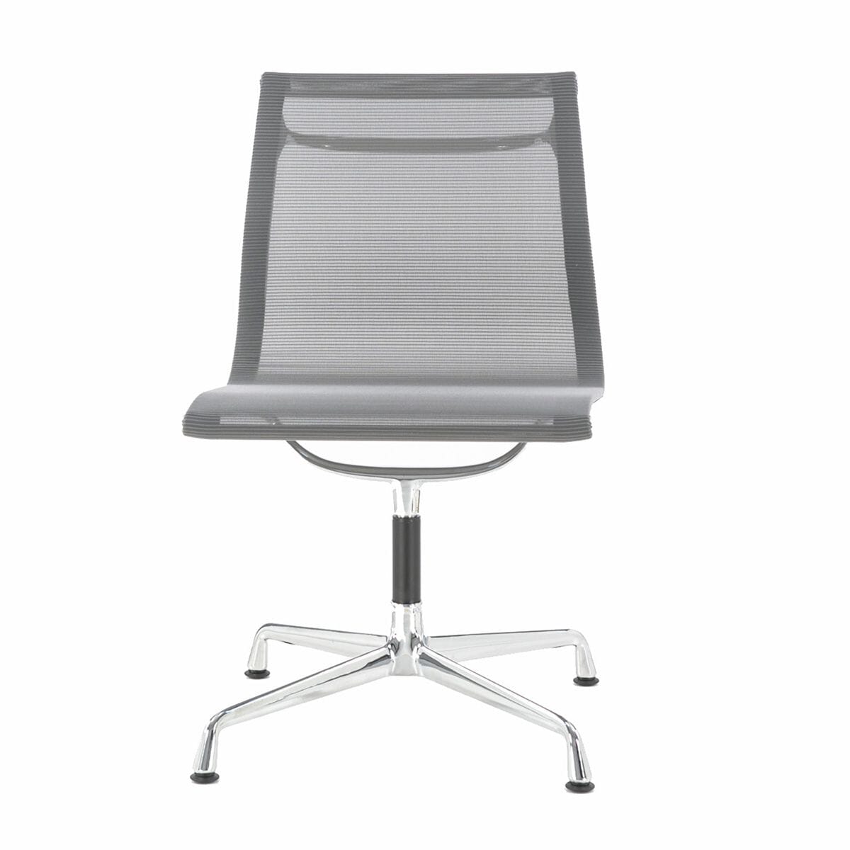 Eames Office Aluminium Chair EA 105 In Grey Mesh