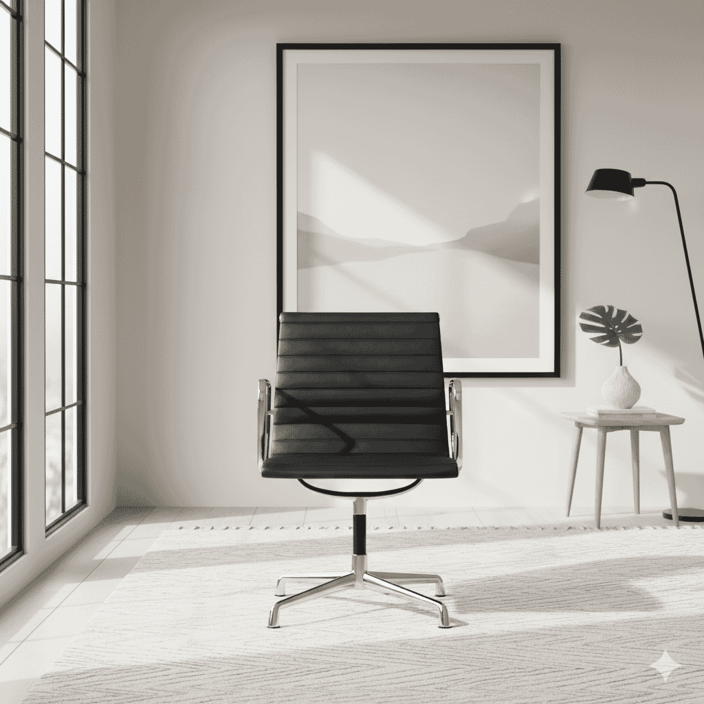 Charles Eames Office Chair EA 108 - Aluminium Thin Pad Chair