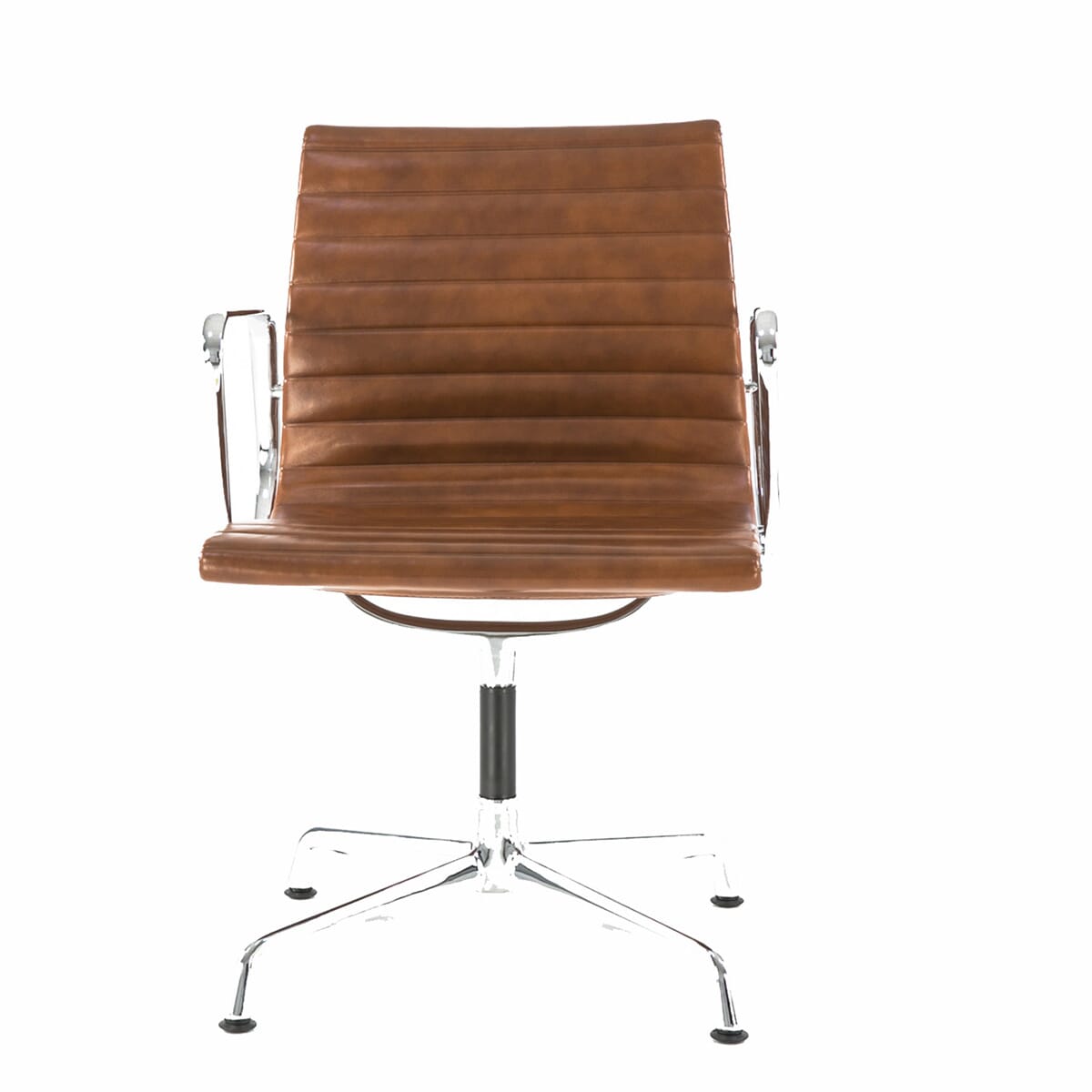 Buy Tan Leather Office Chair Online EA108 Aluminium Office Chair