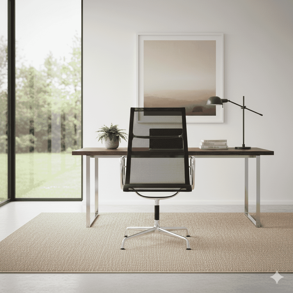 Charles Eames Office Aluminium Chair EA 109 Mesh Group