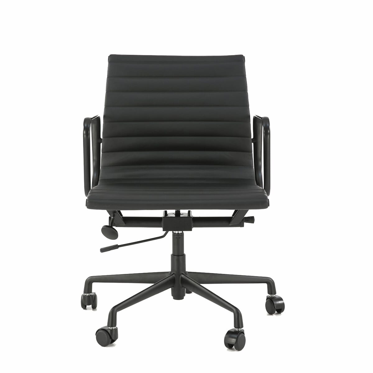 Eames Office Aluminium Chair EA 117 Powder Coated Black