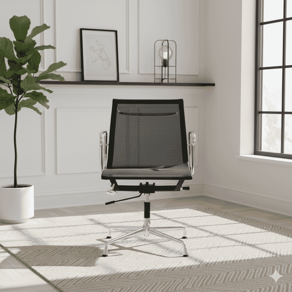 Charles Eames Office Chair EA 118 - Aluminium Mesh Chair