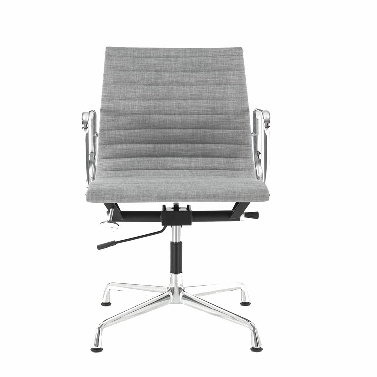 Eames Office AlumInium Chair EA 118 In Grey Cotton