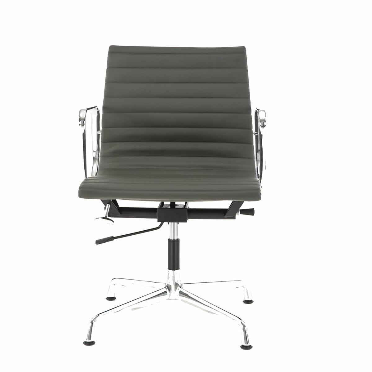 Eames Office AlumInium Chair EA 118 In k Grey Leather