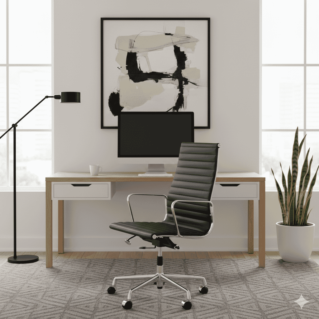 Charles Eames Office Chair EA 119 - Aluminium Thin Pad Chair