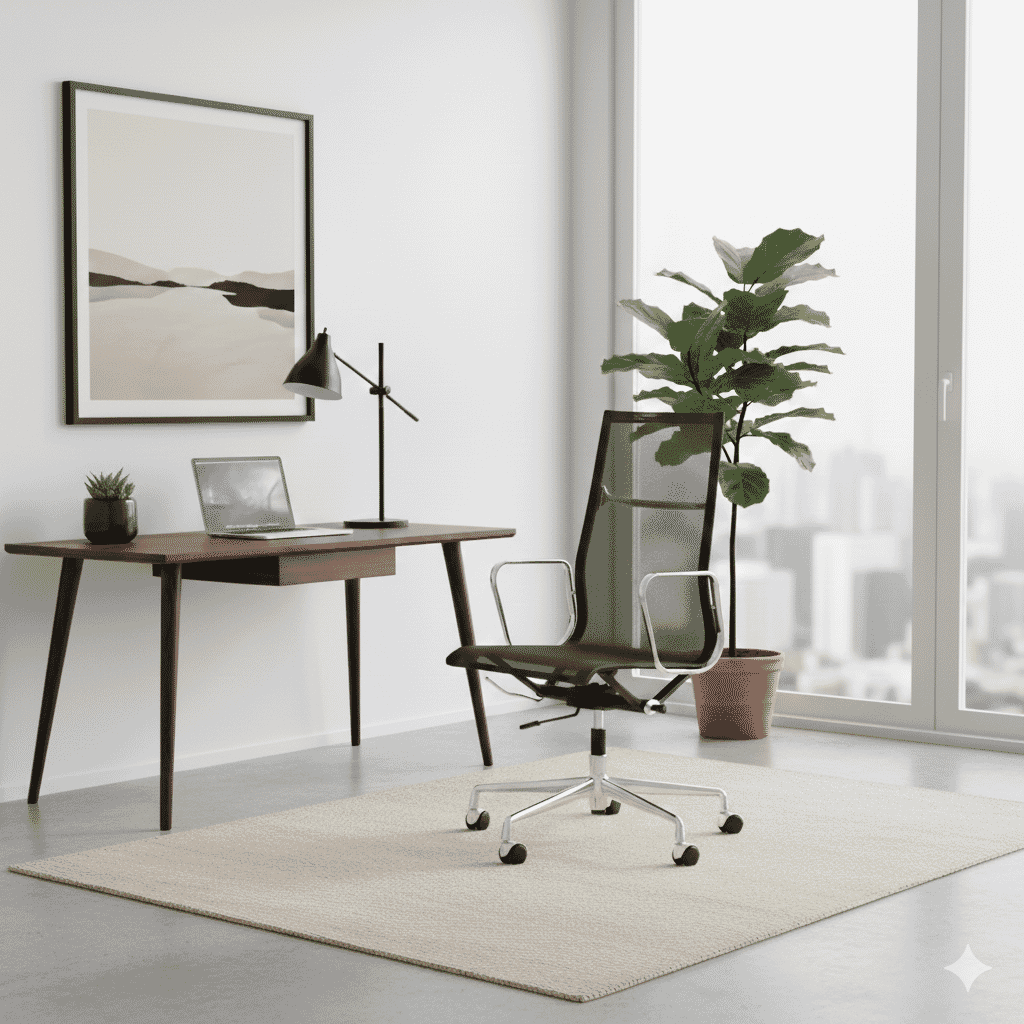 Charles Eames Office Chair EA 119 - Aluminium Mesh Chair