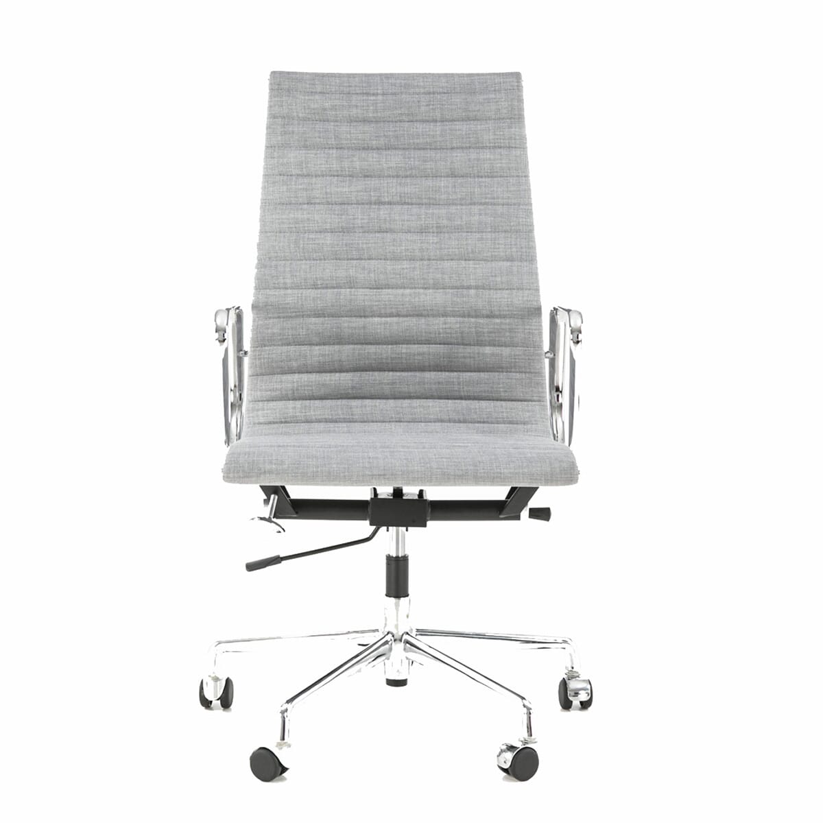 Eames Office AlumInium Chair EA 119 In Grey Cotton