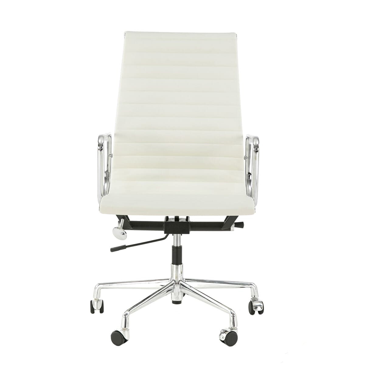 Eames white sale leather office chair