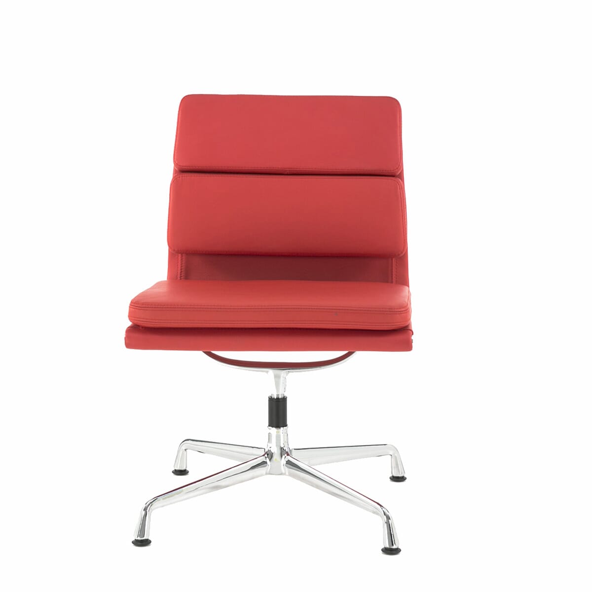 Charles Eames Style Eames Office Soft Pad Chair EA 207 In Red