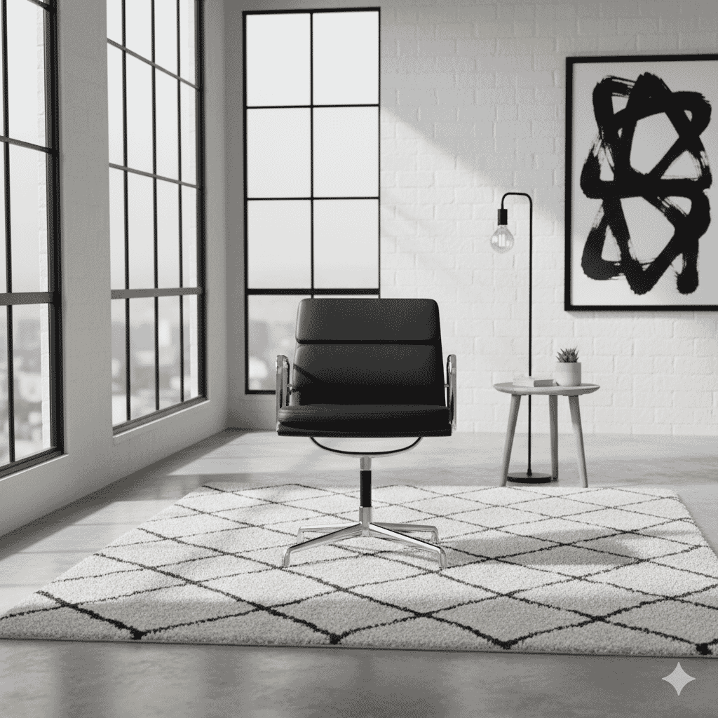 Charles Eames Style EA 208 Soft Pad Group Office Chair