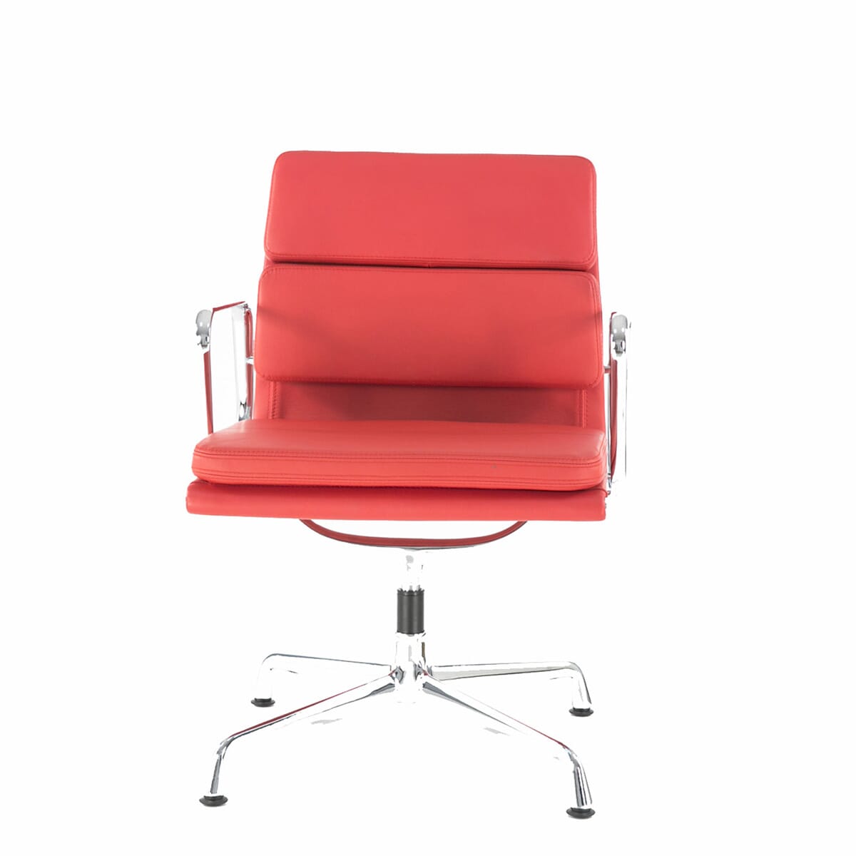 Charles Eames Style Eames Office Soft Pad Chair EA 208 In Red