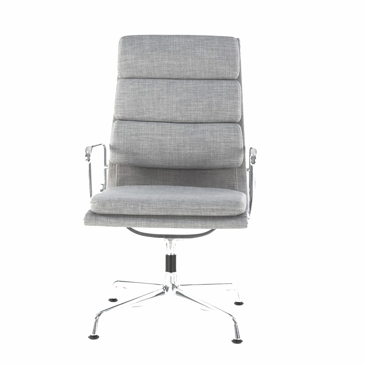 Eames Office Soft Pad Chair EA 209 In Grey Cotton