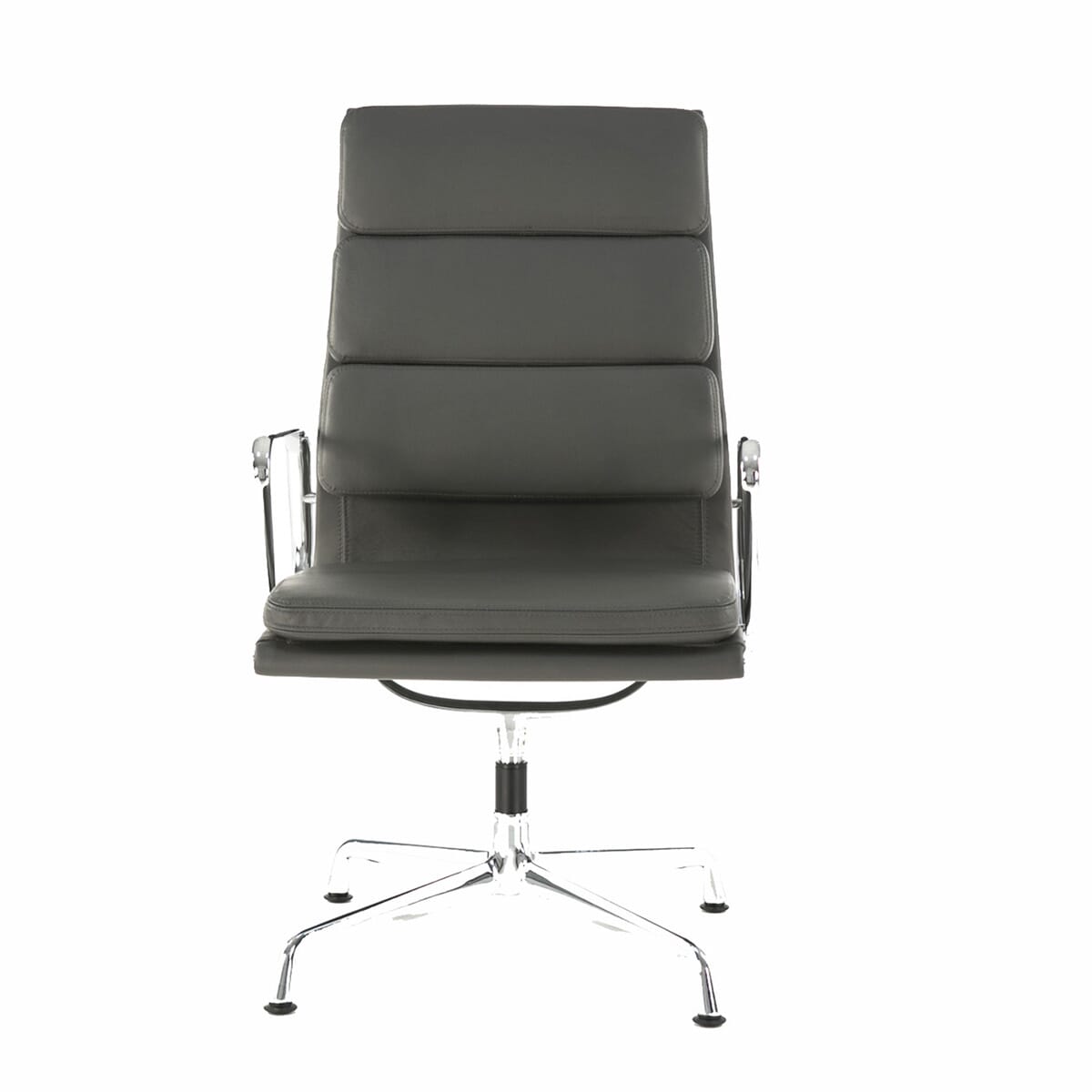 Eames Office Soft Pad Chair EA 209 In k Grey Leather