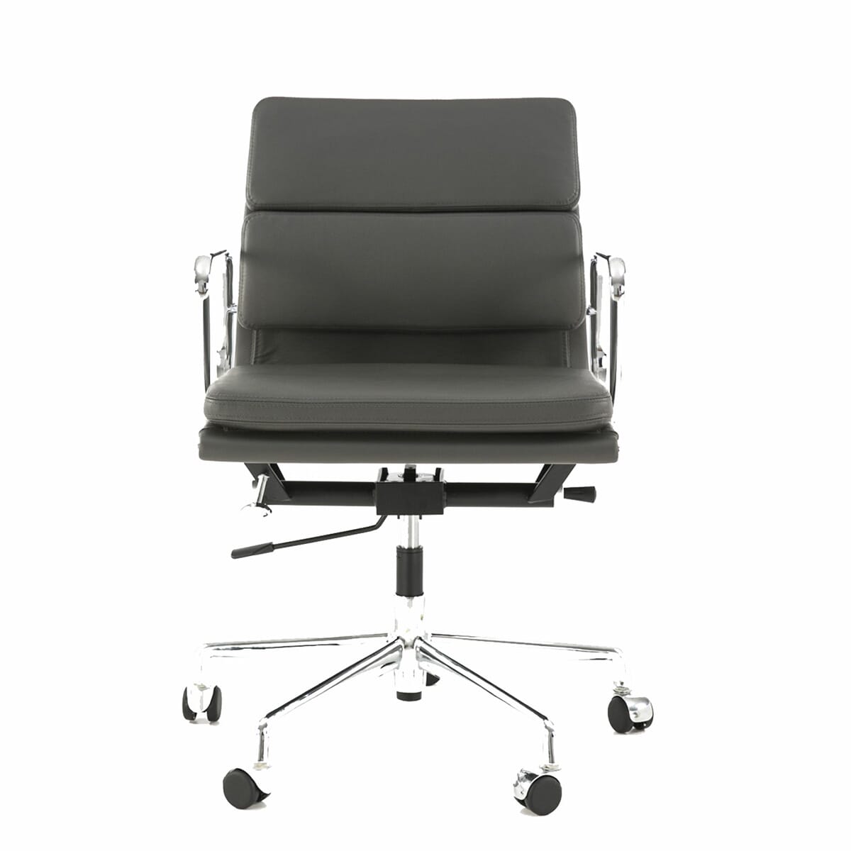 Eames Office Soft Pad Chair EA 217 In k Grey Leather