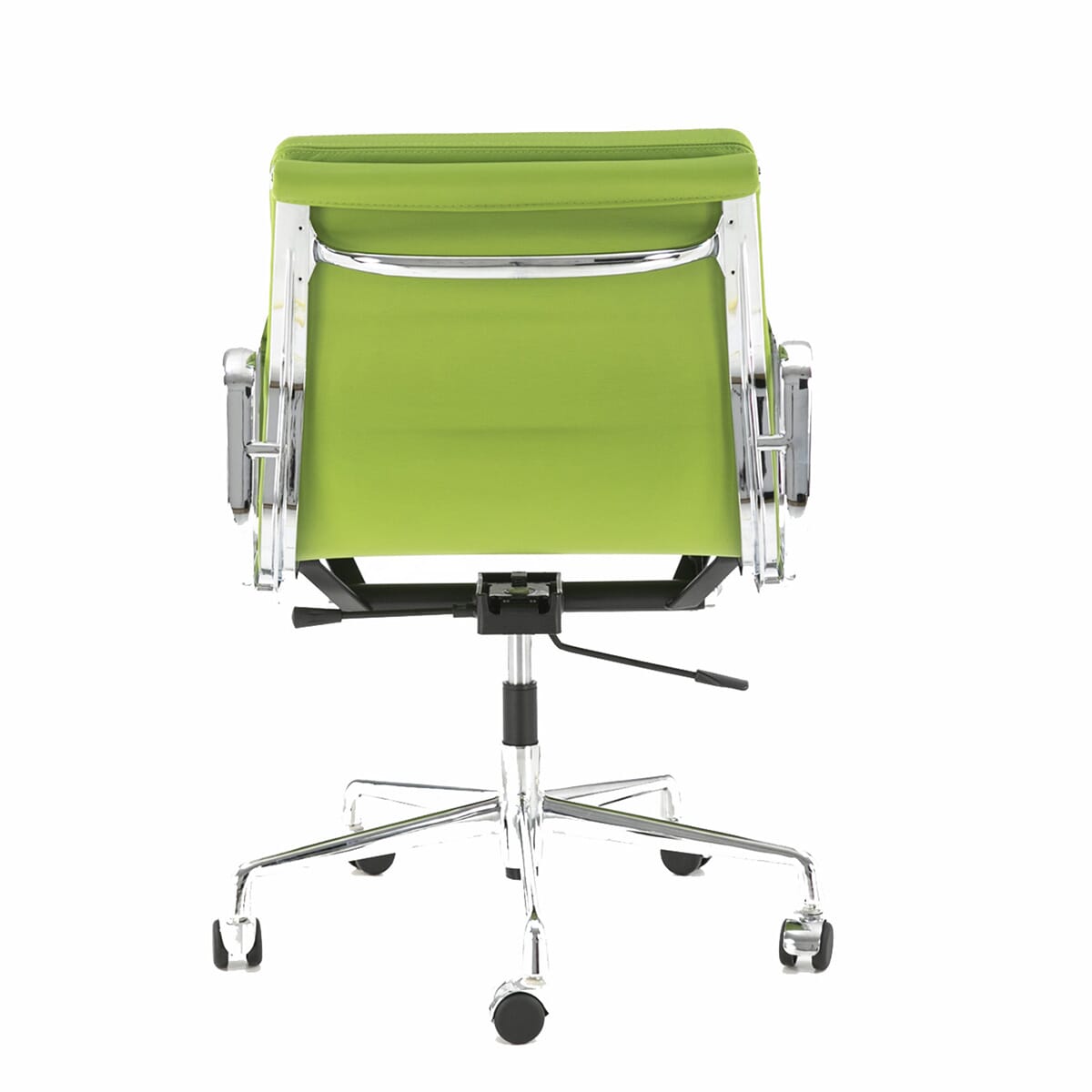 Charles Eames Style Eames Office Soft Pad Chair EA 217 In Lime Green Leather SWIVEL UK
