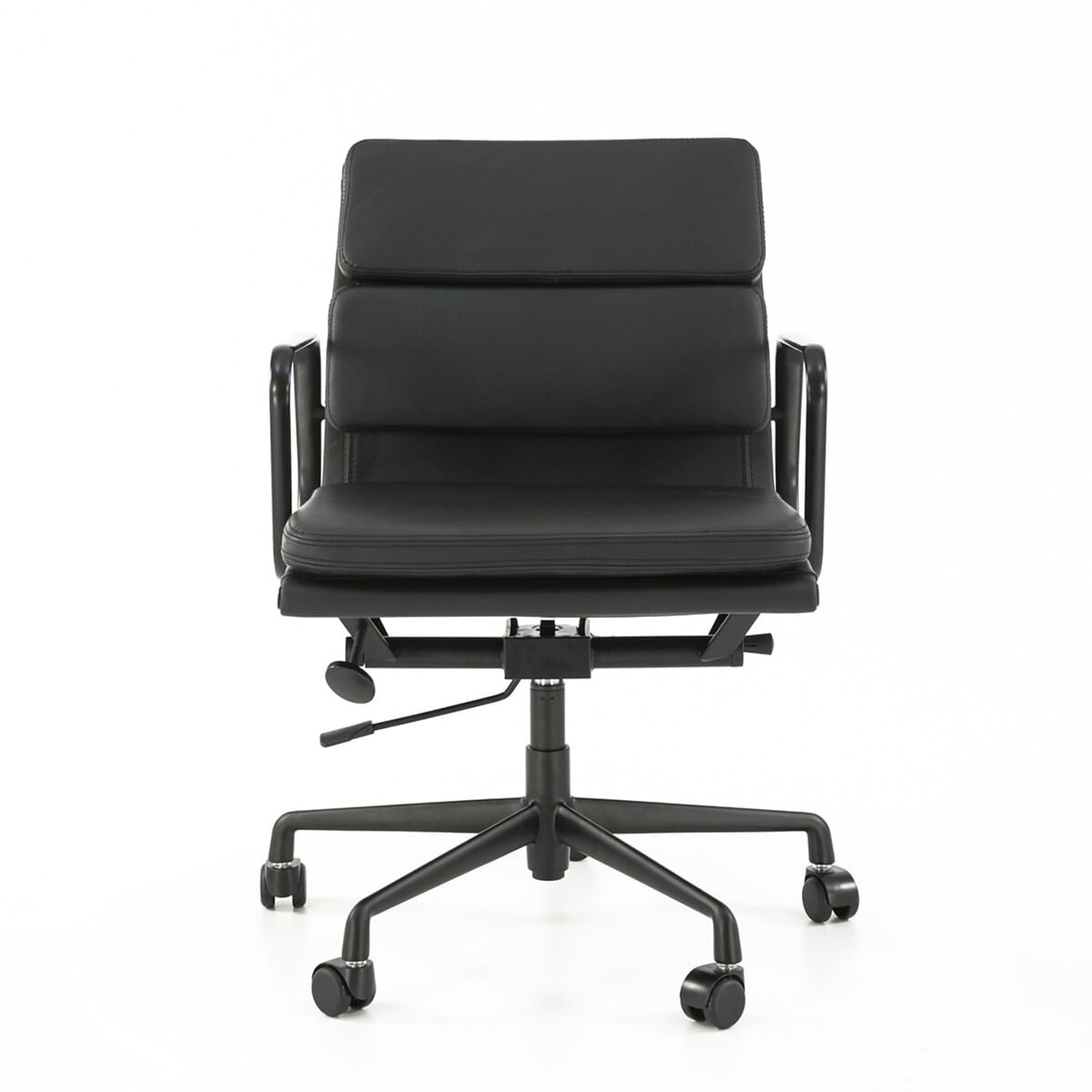 Eames Office Soft Pad Chair EA 217 Powder Coated Black