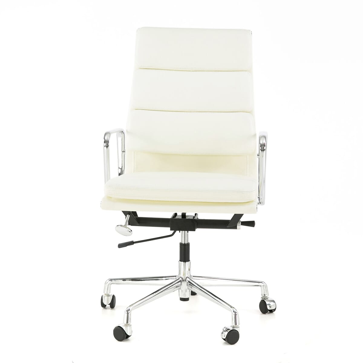 White eames top style chair
