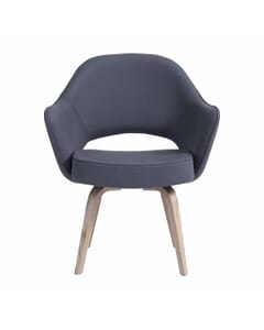 Executive Arm Chair With Wood Legs