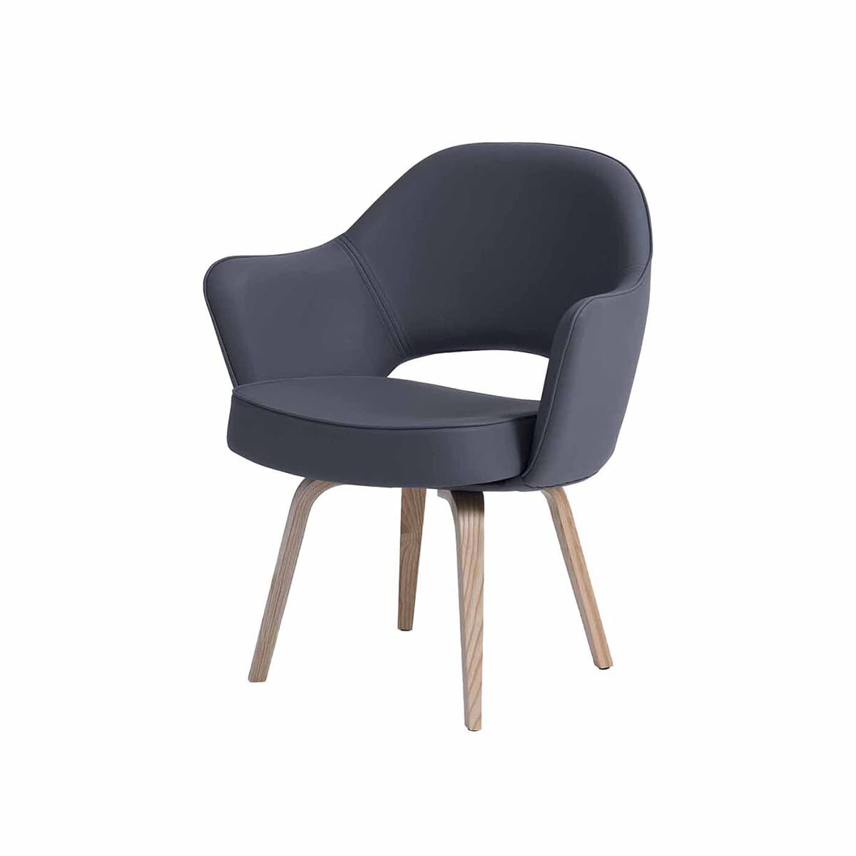 Swivel chair outlet with wood legs