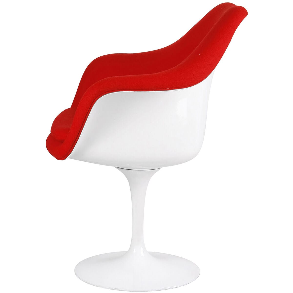 Tulip Armchair Fibreglass Full Cover Style SWIVEL UK