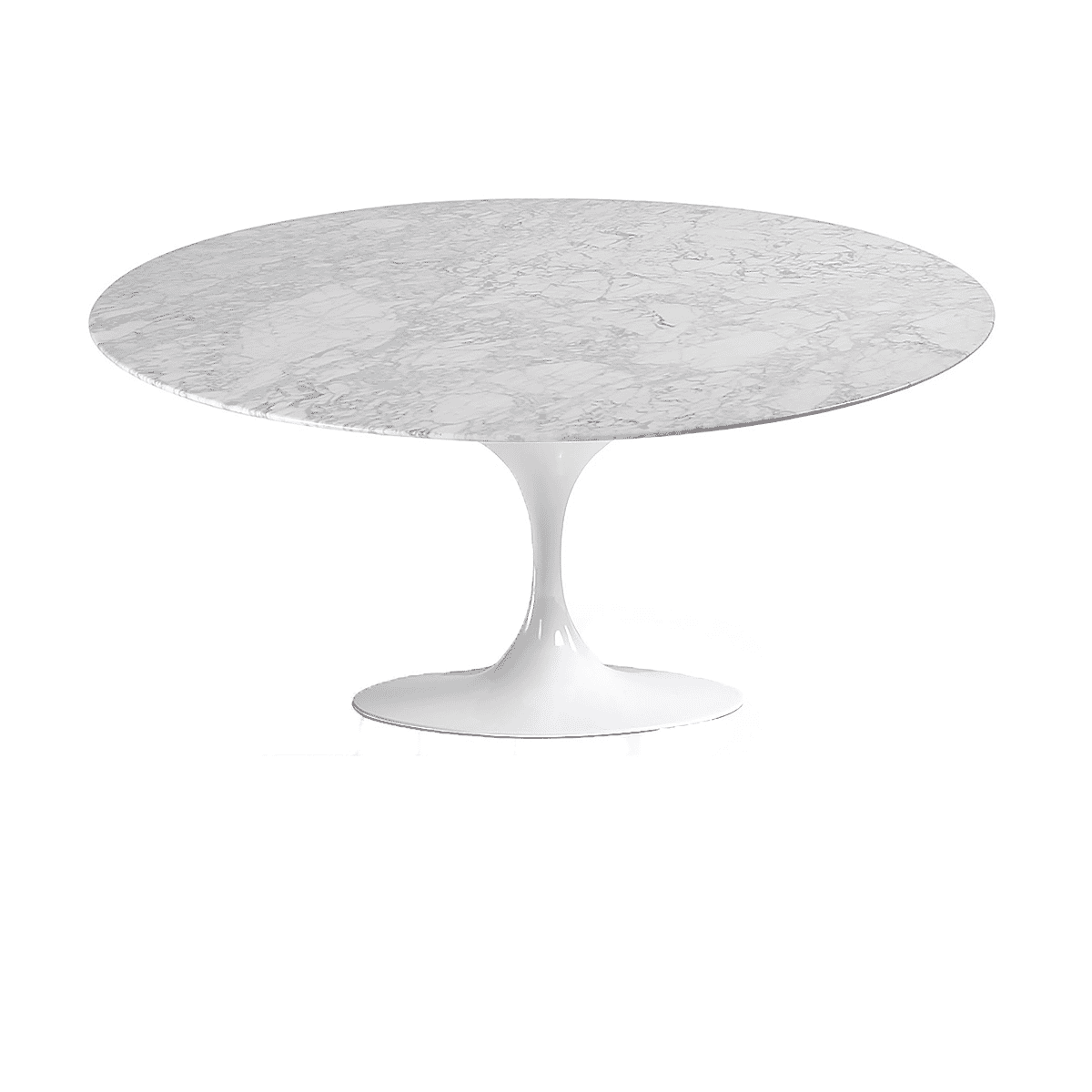 Pedestal Coffee Table Round With Marble Top
