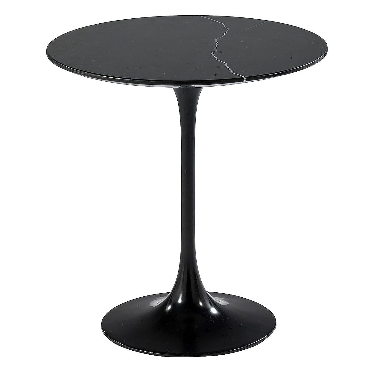 Round tulip top coffee table